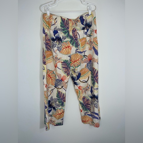 ANTHROPOLOGIE MAUVE The Colette Cropped Wide-Leg Pants Sarah Gordon Edition - Picture 12 of 15